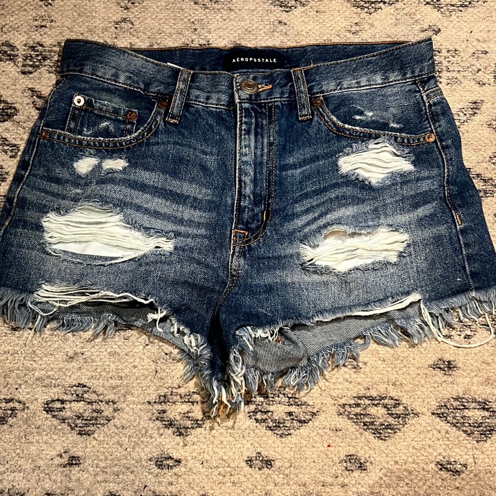 aeropostale high rise shorty shorts